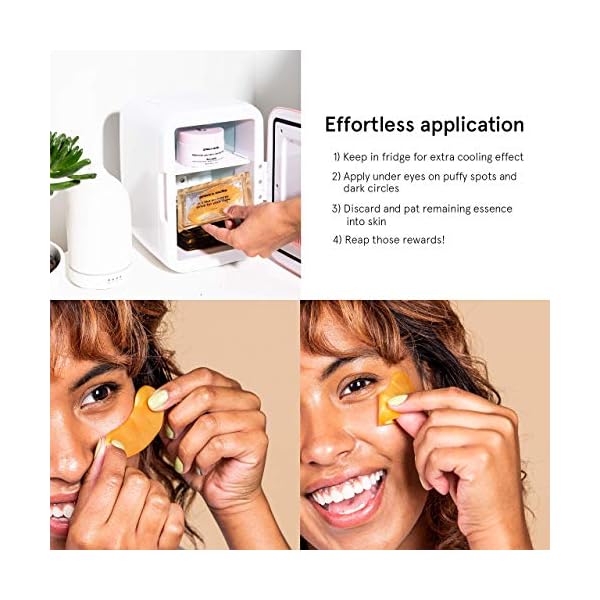 grace & stella Under Eye Mask - Christmas Gifts for Women, Christmas Gifts for Mom - Reduce Dark Circles, Puffy Eyes, Undereye Bags, Wrinkles - Gel Under Eye Patches - Vegan (24 Pairs, Gold)