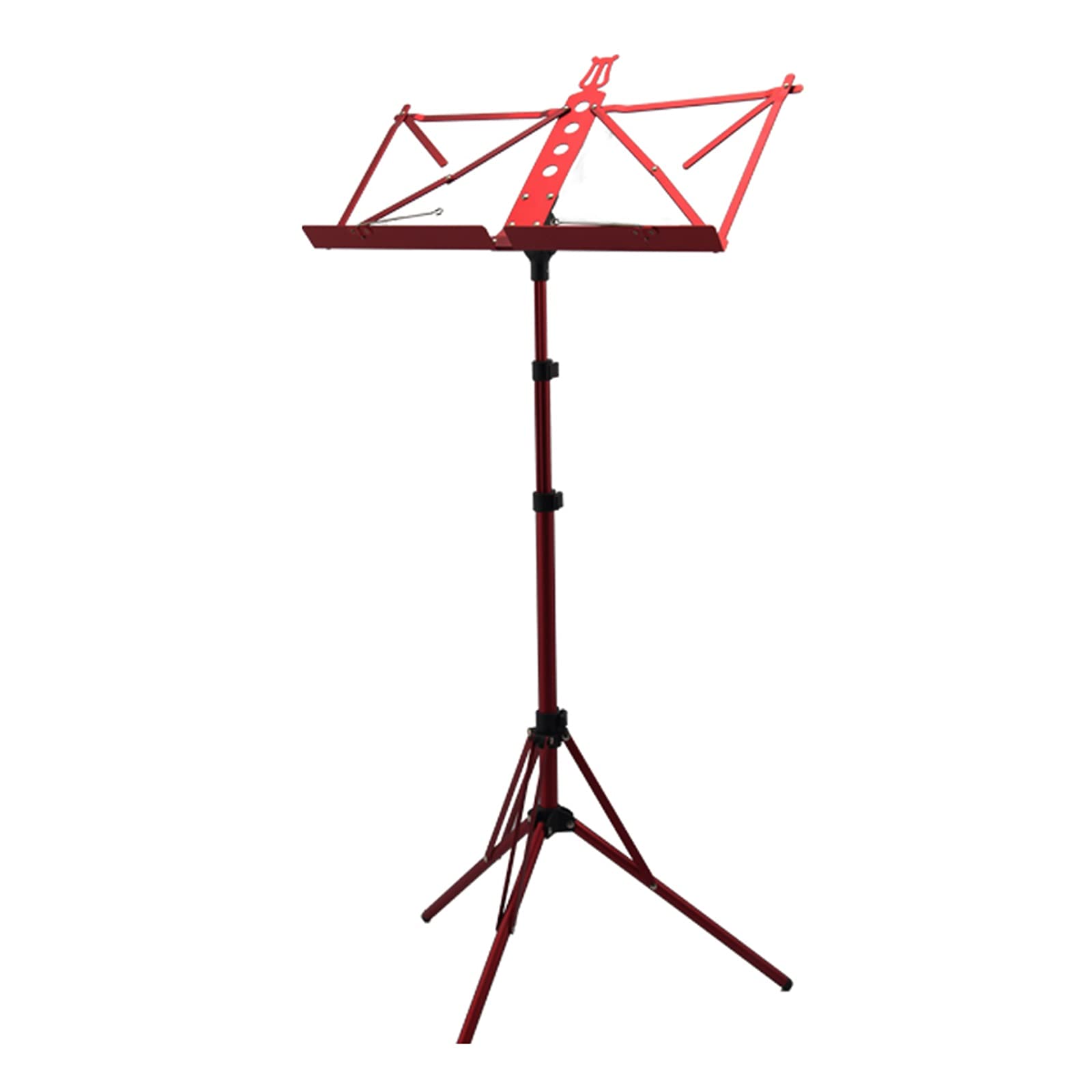 Treppiede Supporto Musicale Orchestrale Forato Nero Resistente - Foto 9