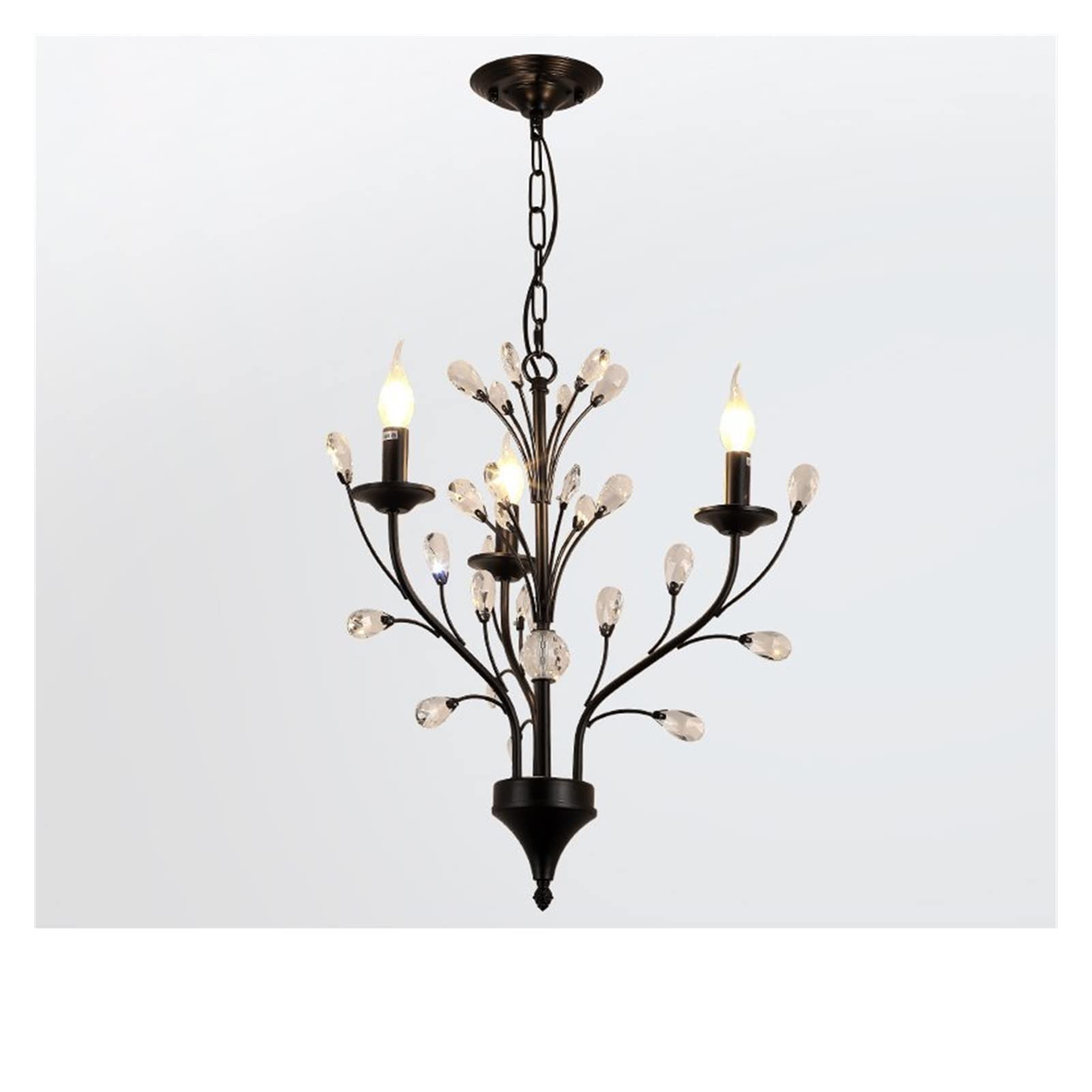 Lustre en cristal industriel et moderne : luminaire d'exception pour grand salon
