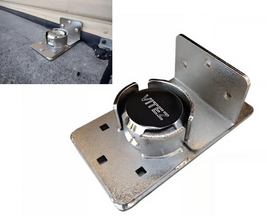 Roll-Up Door Lock – New Model - Outdoor High-Security Lock for Garages and Storage Units - Heavy- Duty Hasp & Padlock