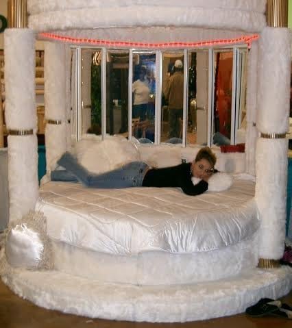 Royal Luxury Princess Round Canopy King Bed NEW Futuristic Style!!MADE IN USAON SALE