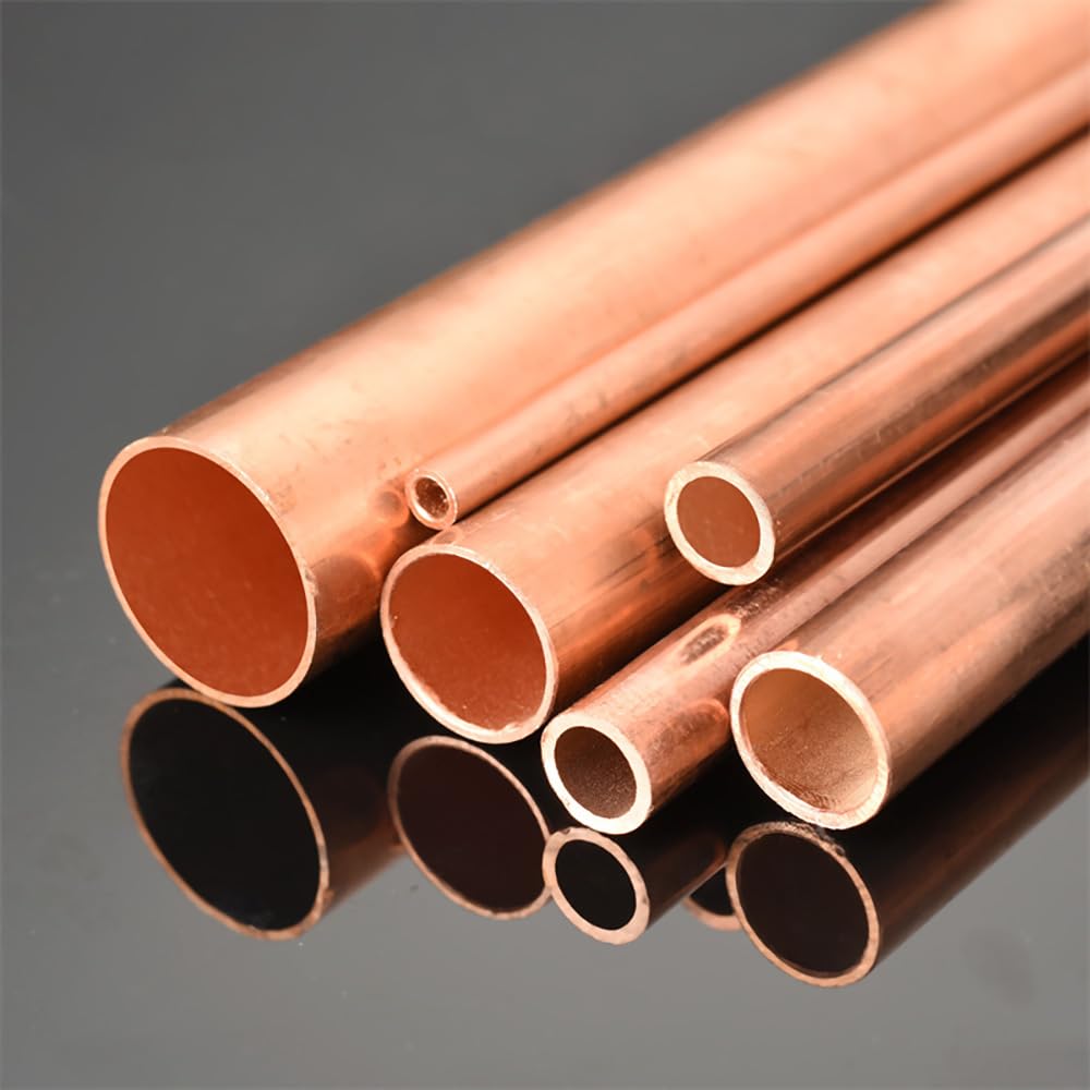 Pacchetto Tubo di rame duro dritto 6 mm 7 mm 8 mm 9 mm rame puro al 99,9% lunghezza cava 500 mm Edifici(14mm x 2mm)