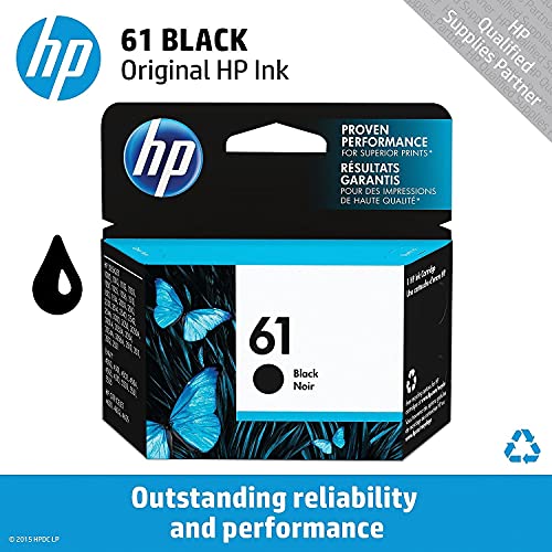 Irresistible Deals HP 61 Black Ink Cartridge | Works with DeskJet 1000, 1010, 1050, 1510, 2050, 2510, 2540, 3000, 3050, 3510; ENVY 4500, 5530; OfficeJet 2620, 4630 Series | Eligible for Instant... - Image 2