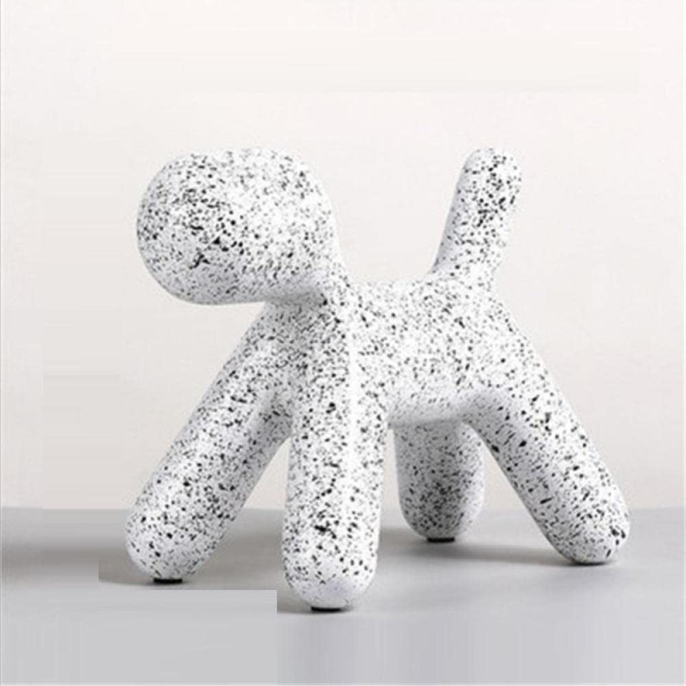 Sculpture figurines d'intérieur chien ballon résine pour cadeau design
