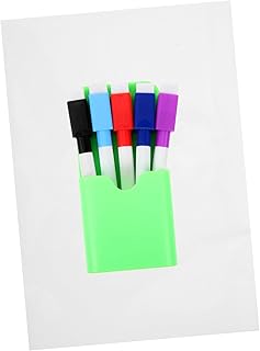 CIYODO 1 Conjunto Armário De Armazenamento Geladeira Placa Branca Pequena Placa Magnética De Apagar A Seco Armário Magnético Quadro Branco Geladeira Bloco De Notas Pequeno Quadro Branco