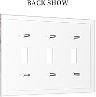 Vista 344 de Vista de ventana, isla tropical, playa, palmeras, cielo soleado, cubierta de interruptor de luz de palanca individual, placa decorativa de pared