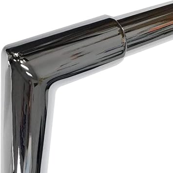 Dominator Industries 1 1/4 Chrome 12 Miter Bar Ape Hangers Handlebars Compatible With 1996-2023 Harley-Davidson Bagger Touring Electra & Street Glide Ultra With Or W/O Heated Grip LA-7361-12