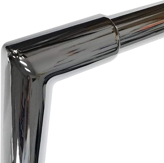 Dominator Industries 1 1/4 Chrome 12 Miter Bar Ape Hangers Handlebars Compatible With 1996-2023 Harley-Davidson Bagger Touring Electra & Street Glide Ultra With Or W/O Heated Grip LA-7361-12