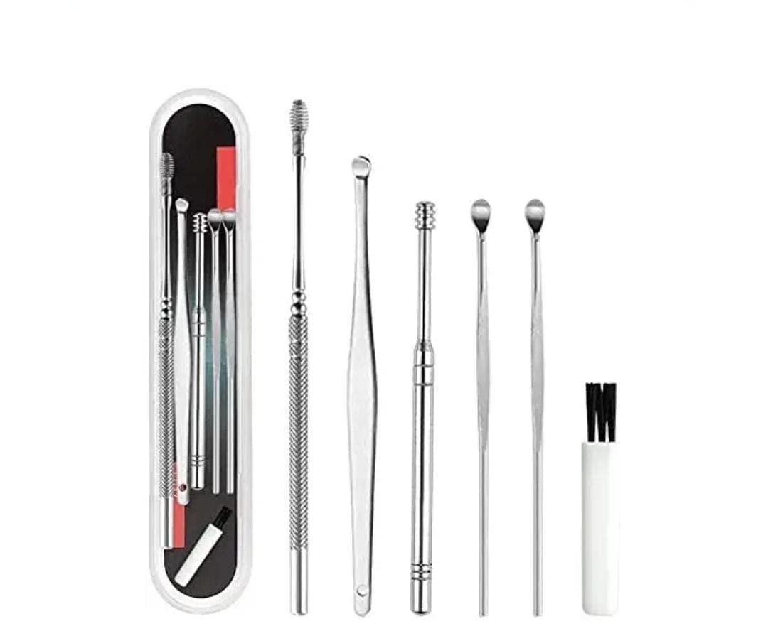 ClubBeauty 5 Pcs Ear Pick with a Storage Box Earwax Removal Kit | Ear Cleansing Tool Set | Stainless Steel Ear Curette Ear Wax Remover Tool (B0BL7B91SV) Amazon Price History, Amazon Price Tracker