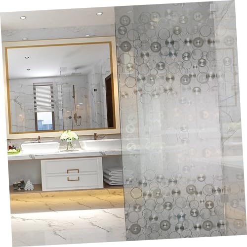 Película adhesiva para ventana blanca con privacidad miniatura 2