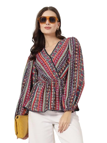 Women Multi Print Top-image-19