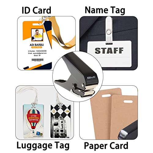 Heavy-Duty Slot Punch, Handheld Badge Hole Puncher, All Metal Id Card Puncher, Slotting Punch Tool For Pvc Id Card, Luggage Tag, Name Tag And Badge Holder #TOP4