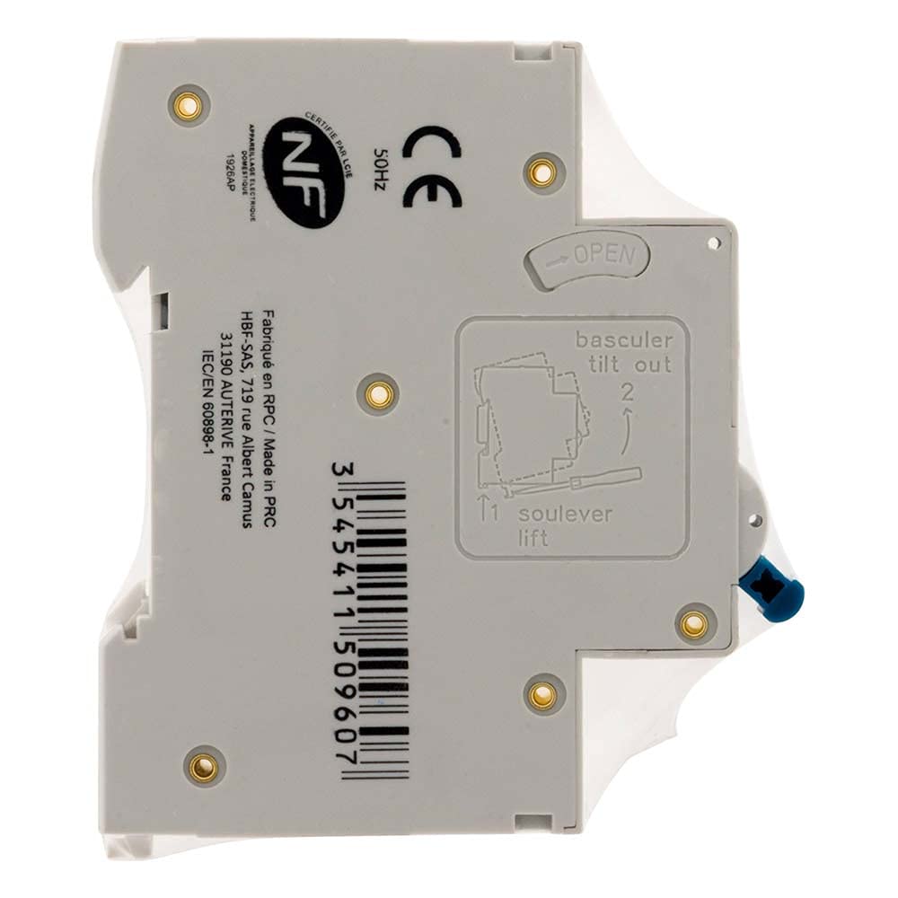 Zenitech-Coffret électrique étanche IP65 8 modules équipé livré avec accessoires - Zenitech & Disjoncteur PH/N 10A NF