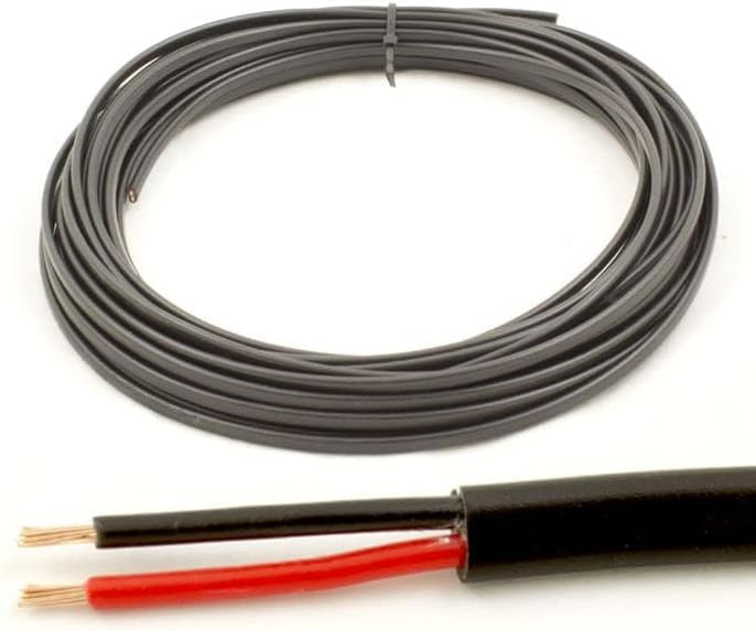 - Drumstone Flat 2-Core Copper Wire 1.5mm – 10 Meter | Heavy-Duty Electrical Cable for Home & Industrial Use (Up to 1500W, Color May Vary)