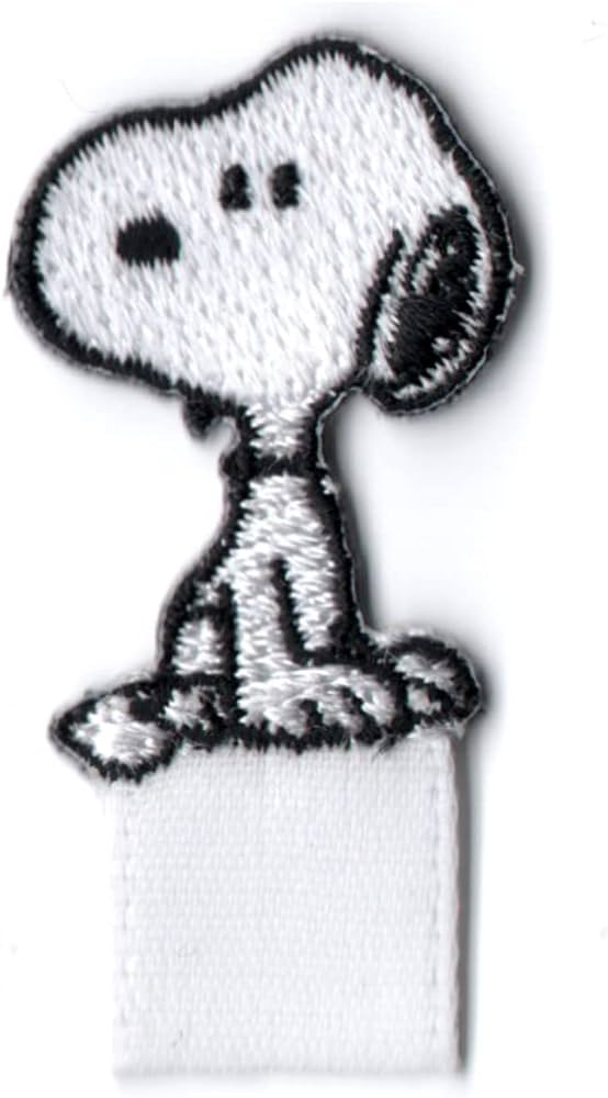 Amazon.co.jp: KIYOHARA 名札ワッペン アイロン接着 SN スヌーピー 2個