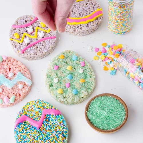 Image of Sweets Indeed Sprinkles, 4 Pack, Edible Sprinkle Mix, Perfect for Cake Decorations, Baking, Ice Cream, Cookies, Cupcake Topper (Easter)