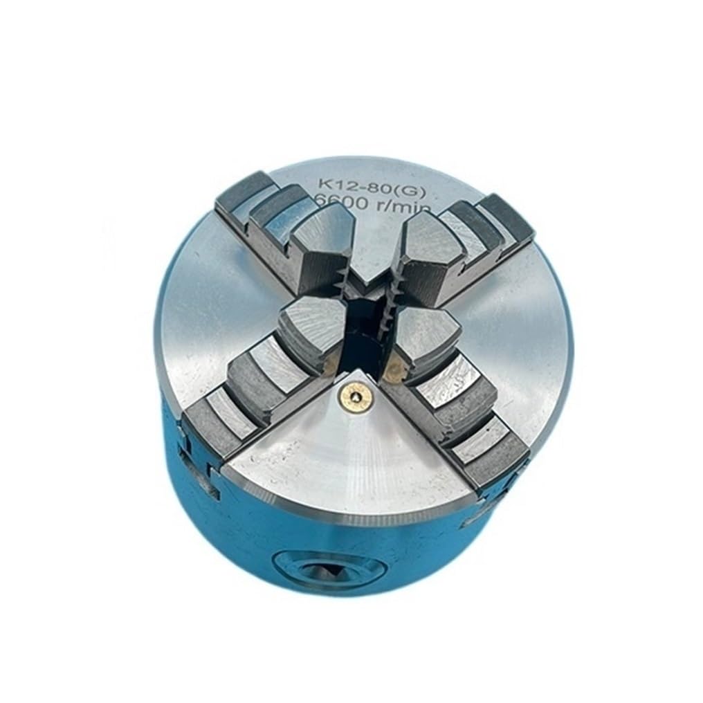 Mini Chuck 80mm Chuck K12-80 Autocentrante 4 Griffe Manuale Mini Chuck