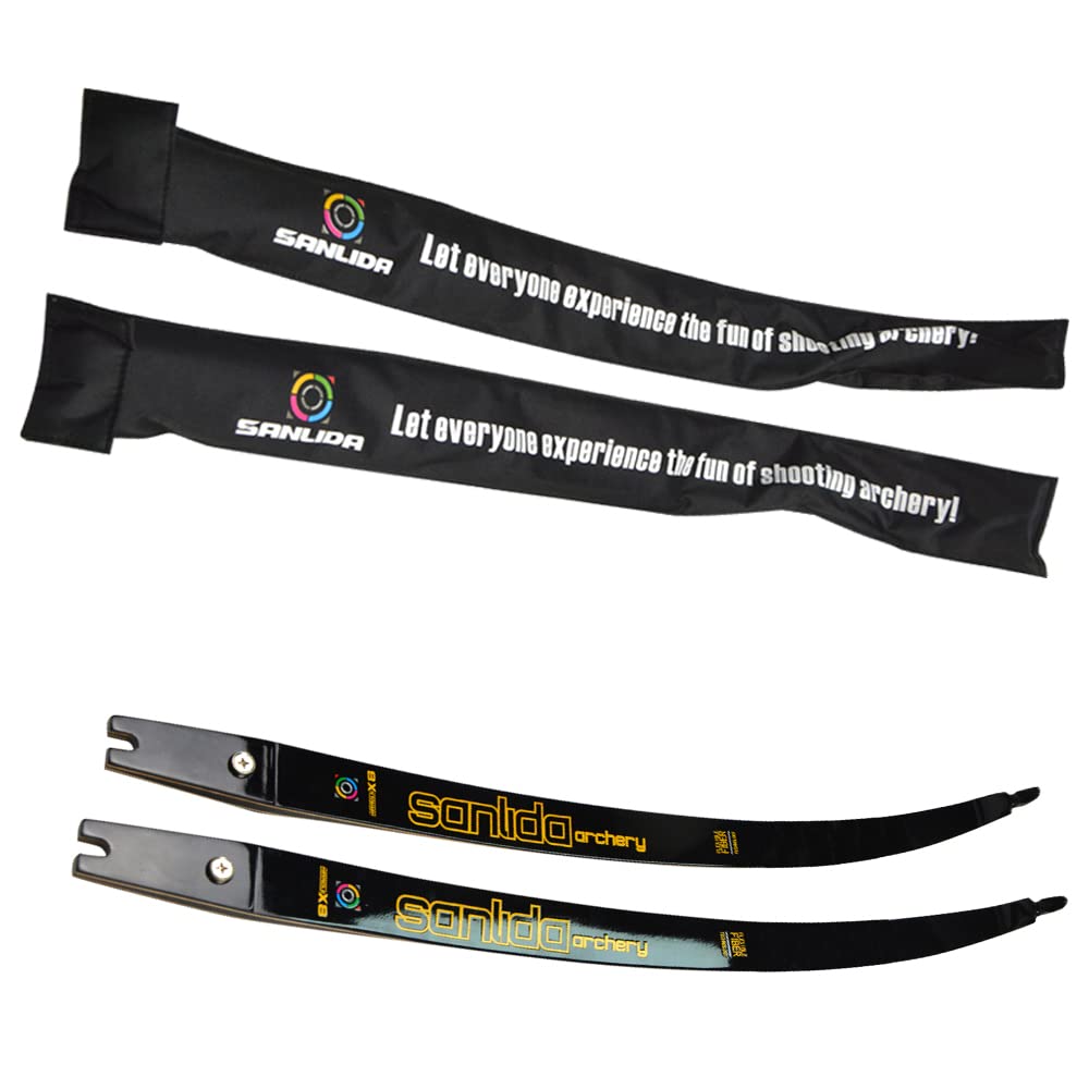 SHARROW 66 "68" 70" Tir à l'arc Arc Classique Membres Ilf Membres Dispositif Ilf Arc Membres 20-44 Lbs Compatible pour 23" 25" Riser pour Adulte/DéButant
