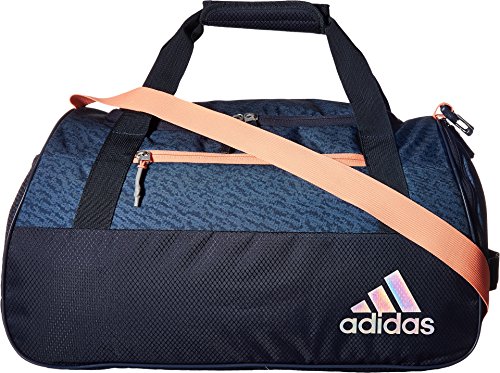 adidas Women's Squad Duffel Bag, Trace Blue/Trace Blue Compass/Sun Glow, One Size