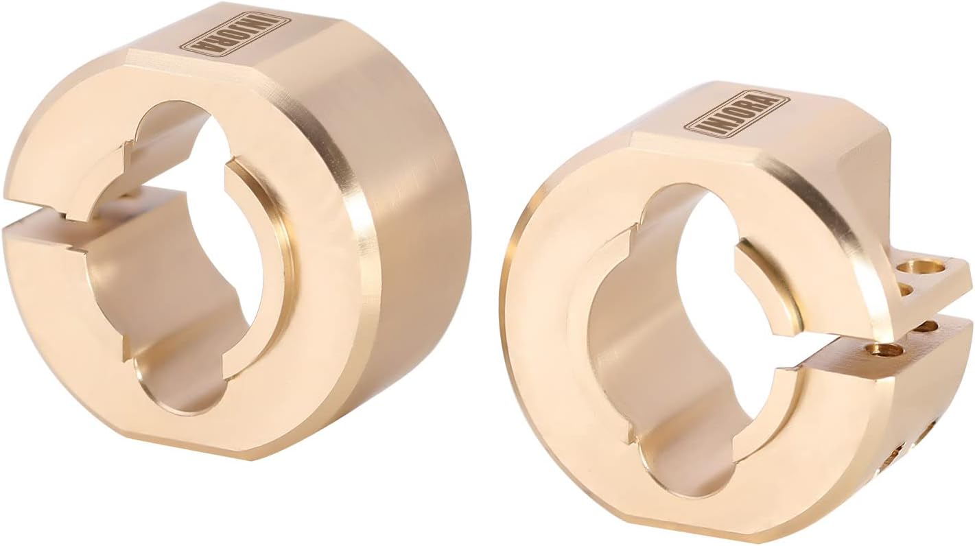 INJORA Brass Rear Axle Counterweights 14g/pcs Upgrade Part for TRX4M 1/18 RC Crawler, 2PCS