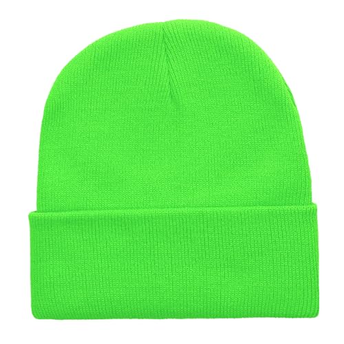 Image of ZOORON 1&2 Packs Beanie for Men Women Men's Beanie Hat Acrylic Knit Cuff Beanie Cap Slouchy Knit Skull Cap Warm Winter hat