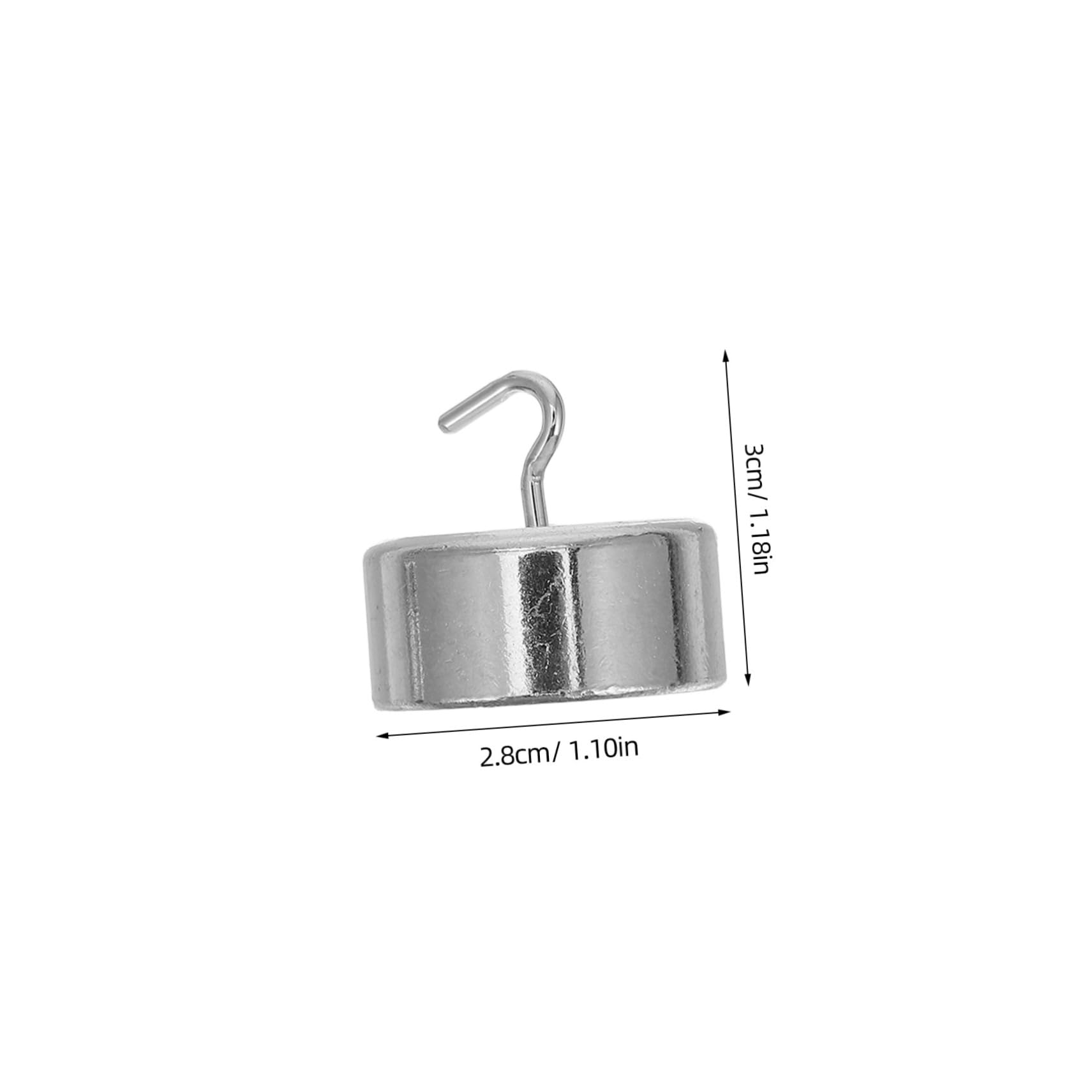 PRETYZOOM 10pcs Metal Calibration Mass Weights Set 50g Each Lab Industrial Scale Calibration Weight Hanger for Experiment