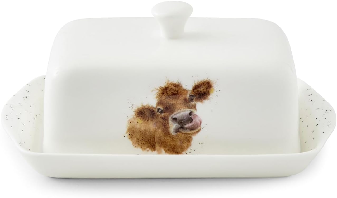 Wrendale Designs “Royal Worcester Wrendale Deigns Butter Dush Cow”, White