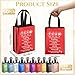 Sweetude Team Appreciation Gifts Bags Reusable with Handles Gift Bags Employee Appreciation Gift Bag for Staff Coworker Teacher Team Building(10 Colors,50pcs)