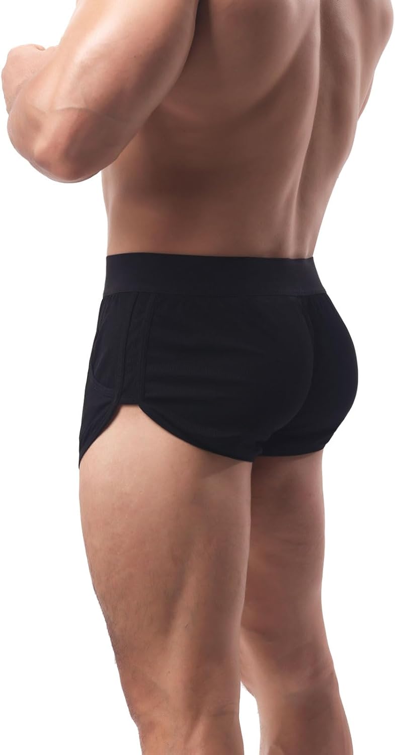 Summer Code Men's Boxers Shorts Breathable Ribbed Underwear Moisture-Wicking Comfortable Lounge Underpants - Image 5