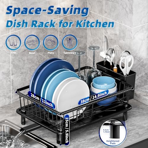 50% Off Stainless Steel Dish Drying Rack with Code VKR9K63L
