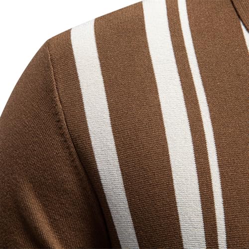 Camiseta a rayas de hombre de punto suave regular fit 7