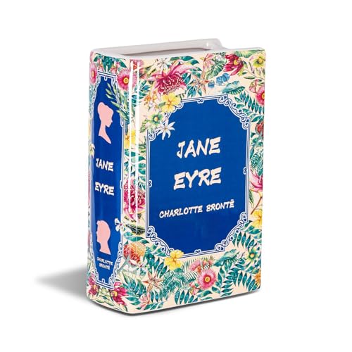 Book-Shaped Vase for Flowers, Ceramic Book Planter Pot, Bookshelf Vase for Flowers, Teacher Appreciation, Cute Bookshelf Decor, Pot Planter Bookends, Art Deco Style Piece, Unique Vases