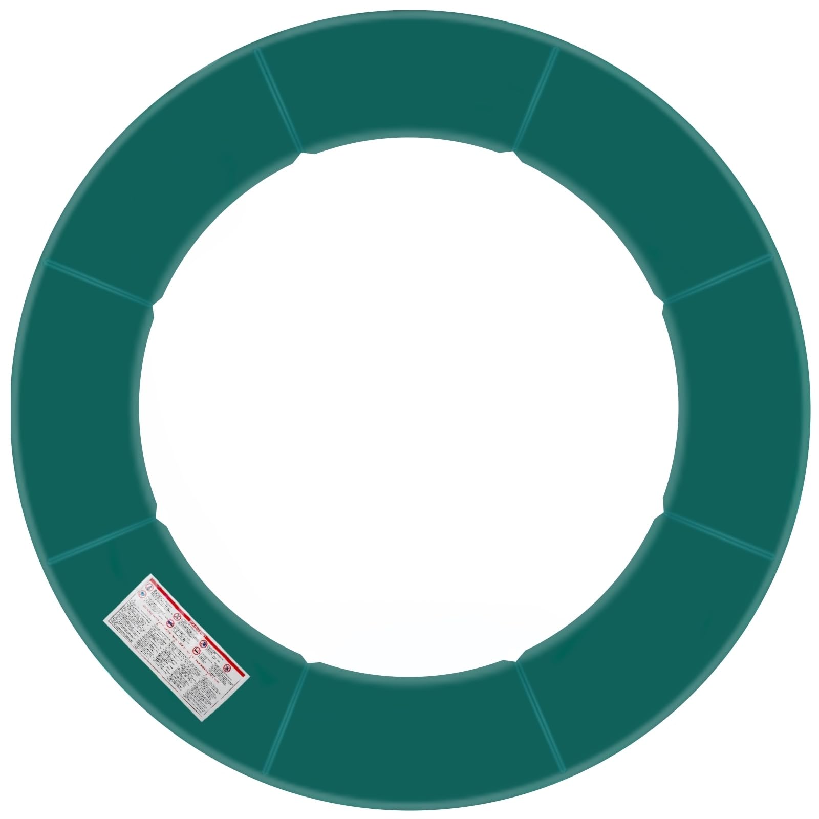 Baunsal® Trampolin Randabdeckung Ø 251 cm mit 27 cm breite in grün und 20 mm dick Federabdeckung Randschutz Schutzrand Umrandung Abdeckung Polsterung Ersatzteile Gartentrampoline Outdoor