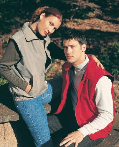 AFC Men's Windproof Nylon Vest Fleece Lined Performance Coat2