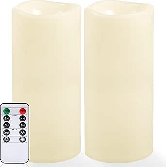 NURADA Large Outdoor Flameless Candles 12