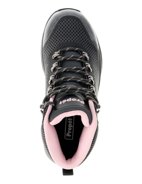 Propét Women's Conni Waterproof Hiking Boots, Grey/Pink, 7.5 X-Wide US by Propét - Image 4