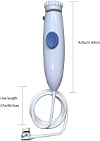 Vista 4 de Piezas de repuesto de manguera de mango compatibles para Waterpik WP-100 WP-660 WP-462, cabezales de tubo de accesorios para irrigador dental de agua