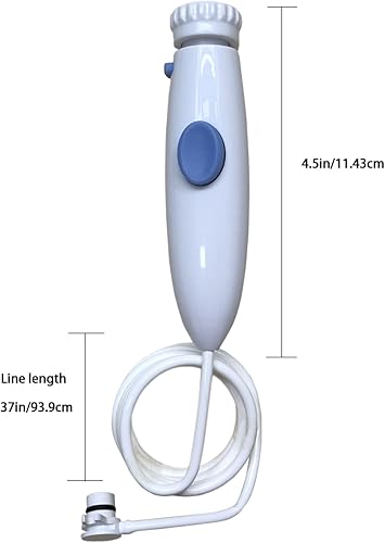 Miniatura 10 de Piezas de repuesto compatibles con Waterpik Water Flosser, manguera/manija/kit de accesorios de válvula de goma, color negro