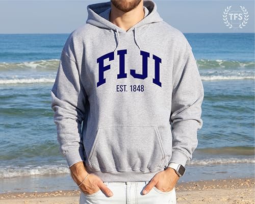 Phi Gamma Delta Fraternity College Comfy Soft Hooded Sweatshirt | FIJI Fraternity Greek Life Sweatshirt Gift3