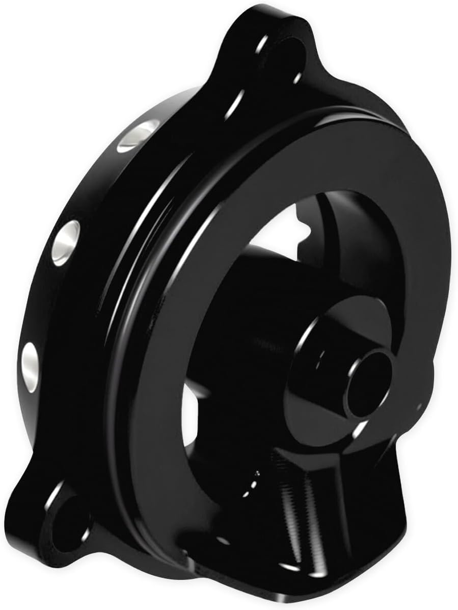 XR650L Clear Engine Oil Filter Cover Cap Compatible with XR 650L 1993-2025 XR600R 1990-2000 3D CNC Motorcycle Accessories Visual Cap (Black)