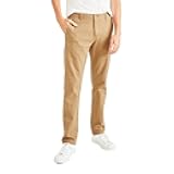 Men's Relaxed Fit Comfort Khaki Pants - Pleated