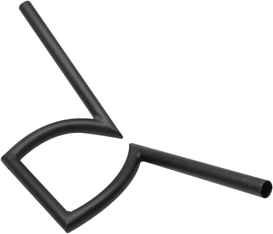 H RUO 7/8" Motorcycle Z Bar 22mm Z Handlebar Compatible with Harley Honda Yamaha Cafe Racer