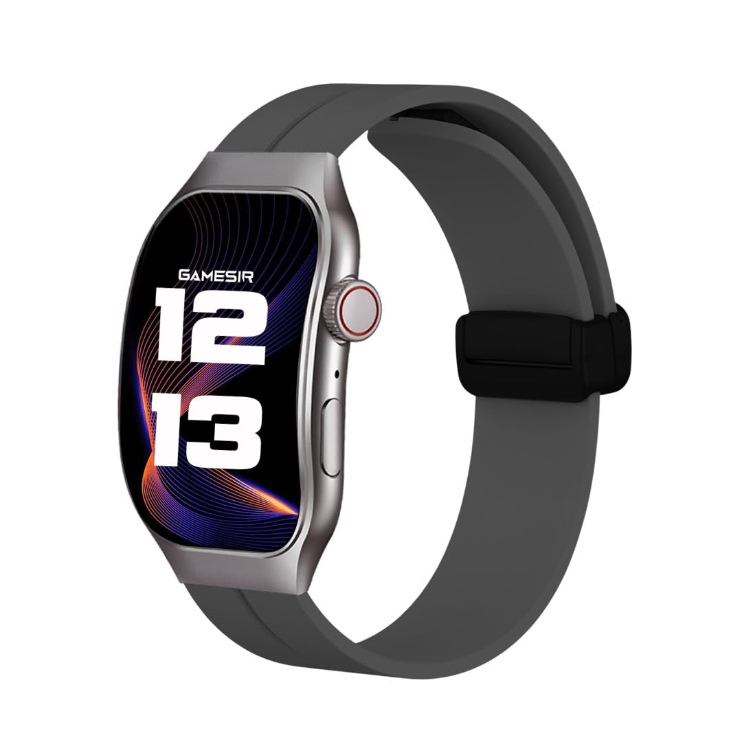GameSir Newly Launched Fitrivo SmartWatch 2.01" Curved AMOLED Display, Bluetooth Calling, IP67, 100+ Watch Faces, Crown Control, 100+ Sports Modes, Health Tracking for Men & Women (Dark Grey)-image-30