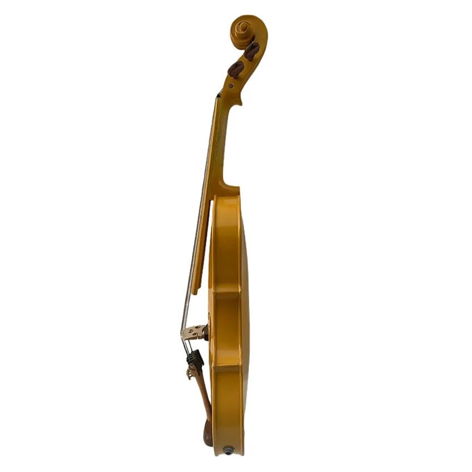 Violino Elettrico 4/4 A 5 Corde In Acero Giallo Fatto A Mano Con Un Suono Splendido E Chiaro E Forte Violino
