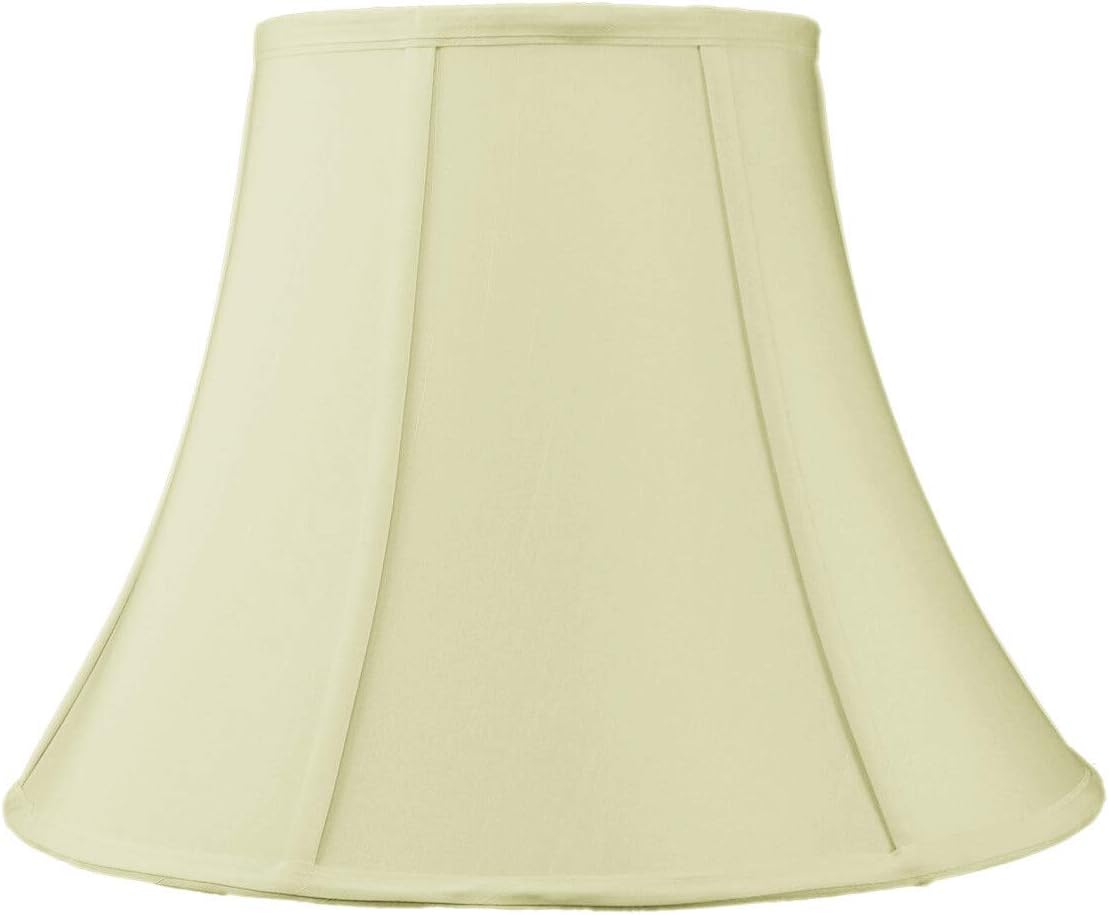 8x16x12" SLIP UNO FITTER Hard Back Empire Lampshade - Chocolate Burlap