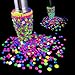 Flatback Glass Rhinestones,Bedazzler Gems 1440pcs Non Hotfix Crystal Rhinestones for Nail Charms Crafts Clothes Tumblers,Hot Pink Neon,SS20