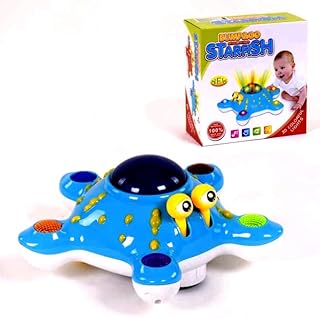 لعبة نجمة البحر الدوارة 360 درجة مع أضواء وموسيقى - متعدد الالوان