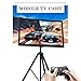 Portable TV Stand Plasma LCD TV Cart Mobile with Tripod Legs for 32" to 55" Flat Panel TV, Height Adjustable