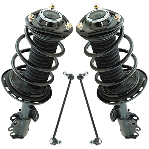 Trq Front Suspension Kit Complete Strut  Coil Spring Assembly Sway Bar Stabil...