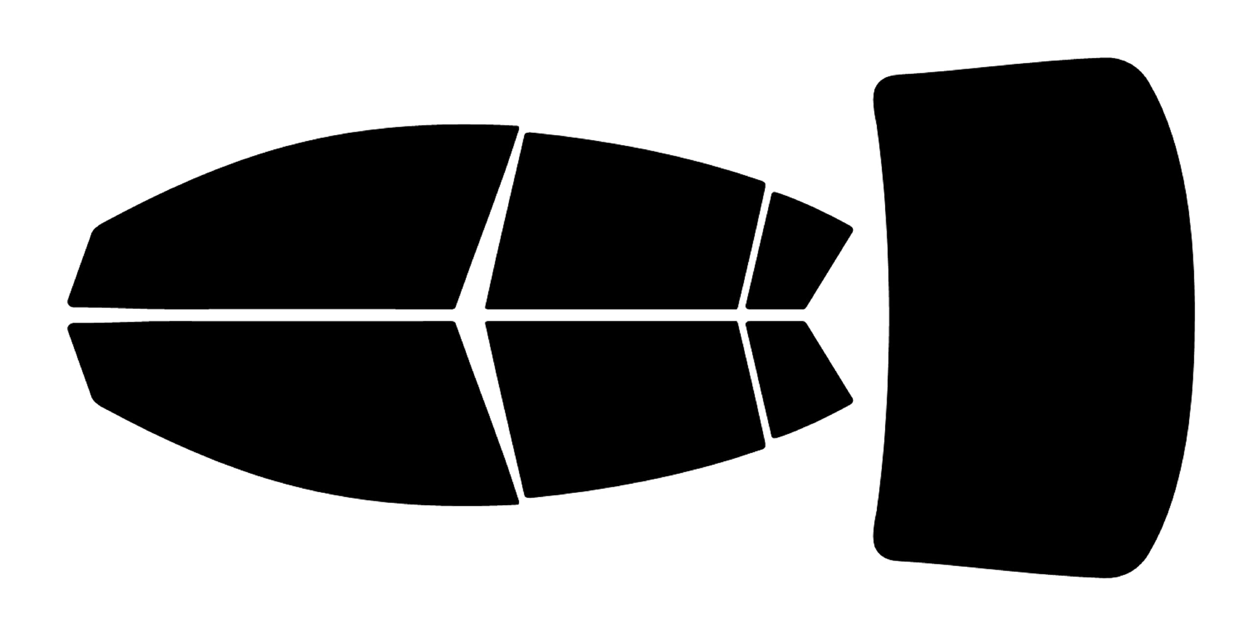 True line Automotive Window Tint Film for Cars Compatible with Mazda 3 Sedan 2010-2013 - Customizable All Side and Back Windows - Car Window Tint -